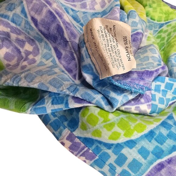 JAMS WORLD Womens Sleeveless Floral Sheath Mini, Tunic, Pacific Breeze, Size XL - Picture 5 of 10